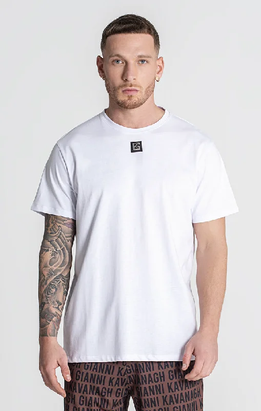 Men’s short-sleeve bright color-White Core Tee