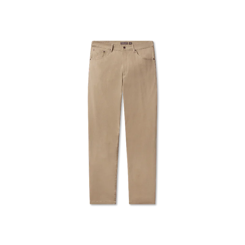 Men’s casual straight pants-Brazos Stretch Twill Pant - Burnt Taupe