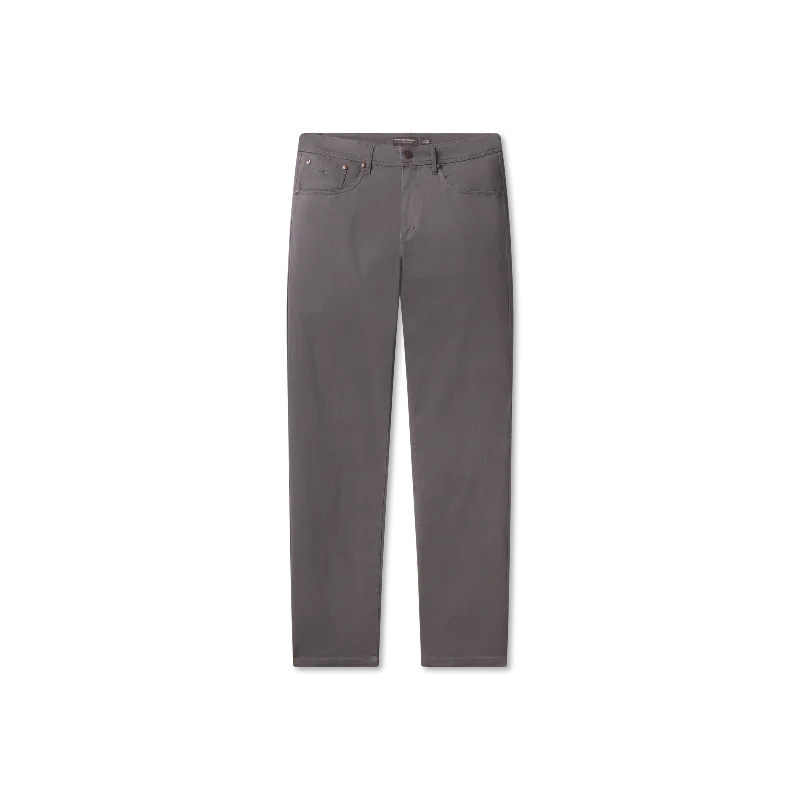 Men’s slim-fit khaki pants-Brazos Stretch Twill Pant - Midnight Gray