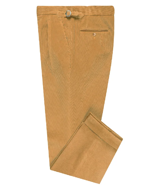 Men’s lightweight black pants-Brisbane Moss Corn 10 Wale Corduroy