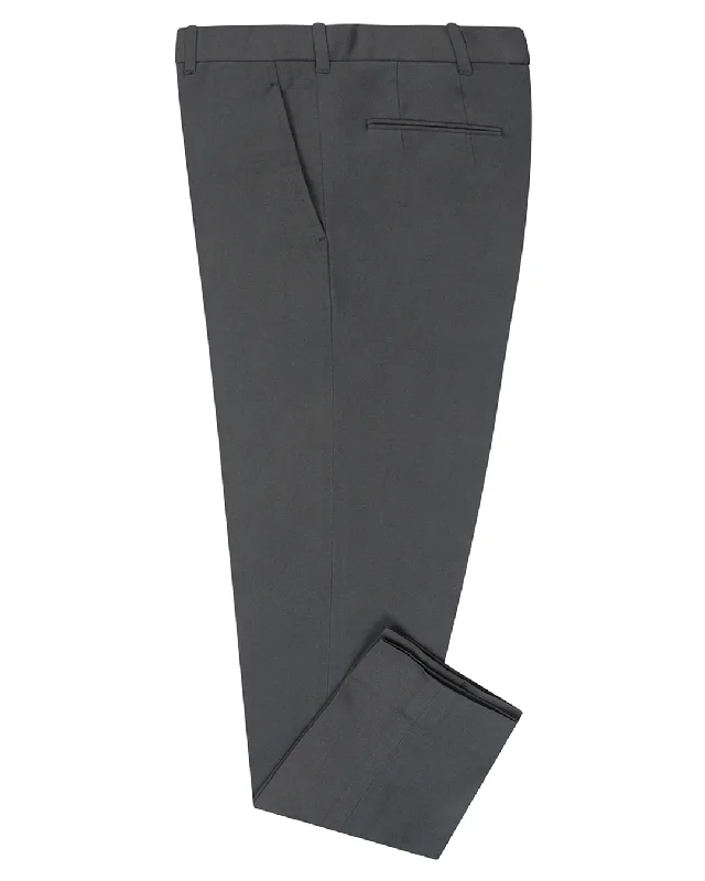 Men’s slim-fit cargo pants-Brisbane Moss Charcoal Grey Canvas