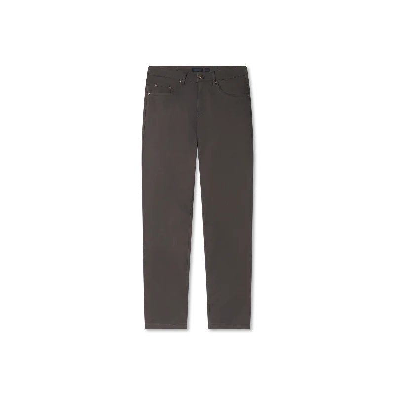 Men’s distressed slim pants-Cahaba Comfort Stretch Twill Pant - Charcoal Gray