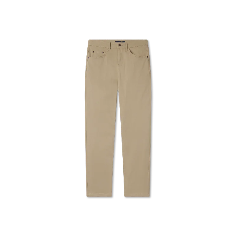 Men’s casual straight pants-Cahaba Comfort Stretch Twill Pant - Khaki