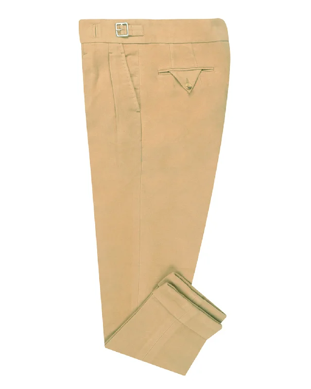 Men’s stretch jogger pants-Brisbane Moss Camel Moleskin