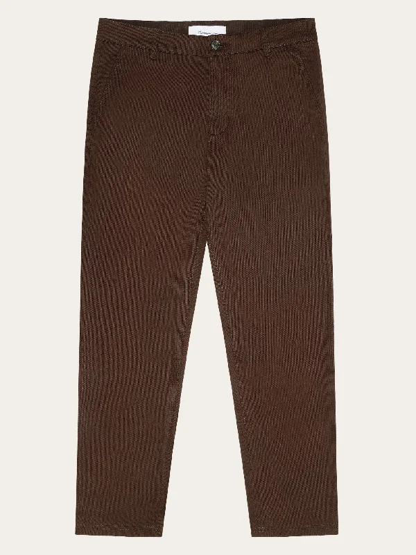 Men’s relaxed-fit black pants-Chuck Regular Canvas Pant - GOTS/Vegan - Demitasse (brown)