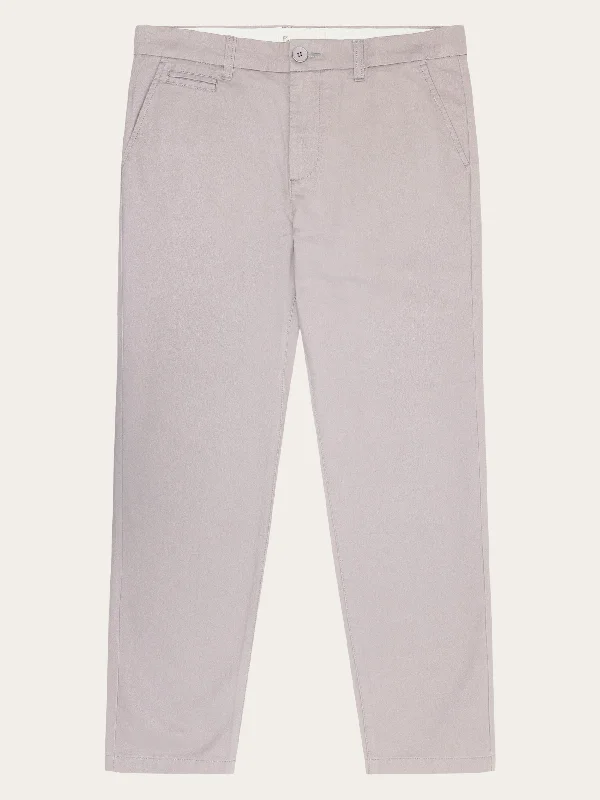 Men’s comfortable chino jeans-CHUCK regular twill chino pants - Alloy