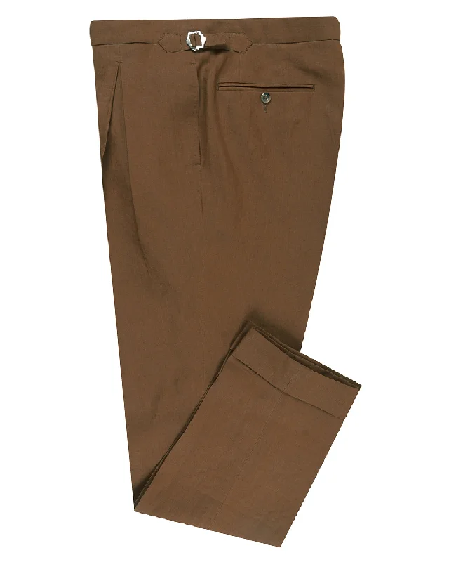 Men’s rugged denim jeans-Dugdale Tobacco Linen