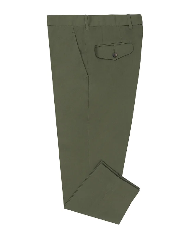 Men’s casual denim jeans-Green Chino