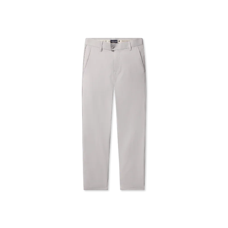 Men’s slim-fit denim pants-Peterson Performance Pant - Light Gray