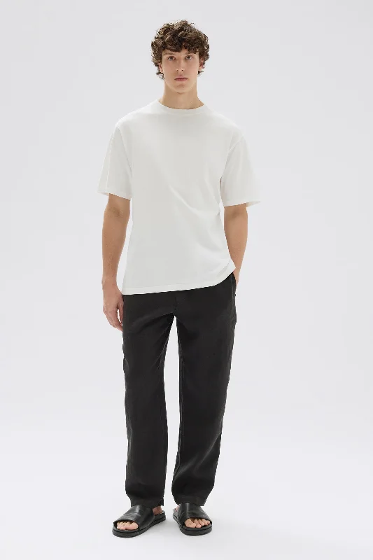 Men’s lightweight black pants-Tide Linen Pants