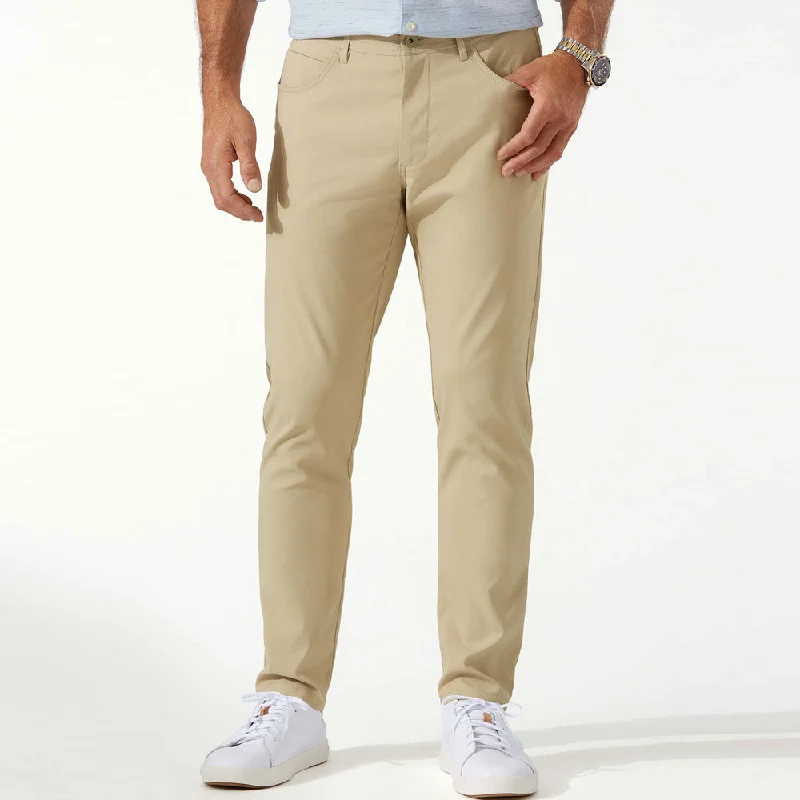 Men’s straight-fit khaki pants-Tommy Bahama Islandzone Performance 5 Pocket Pants - Stone Khaki*