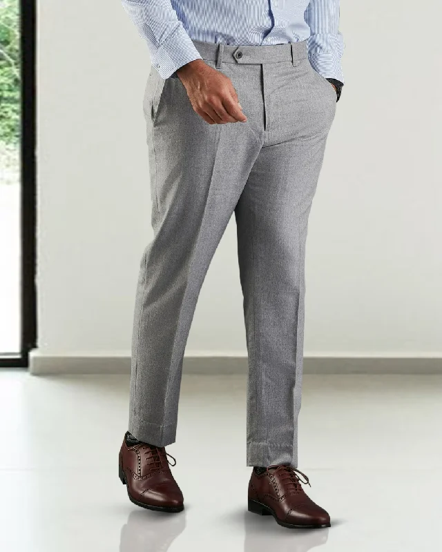 Men’s relaxed-fit cargo pants-Vitale Barberis Canonico - Flannels  Light Grey Dress Pant