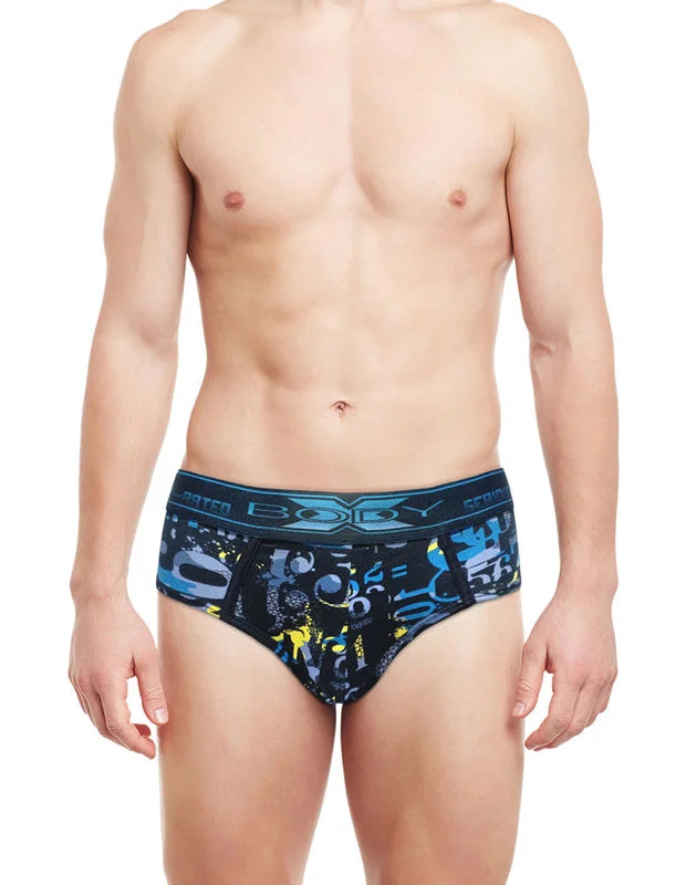 men's everyday underwear-Body X Printed Briefs-BX01B-PRINT-11