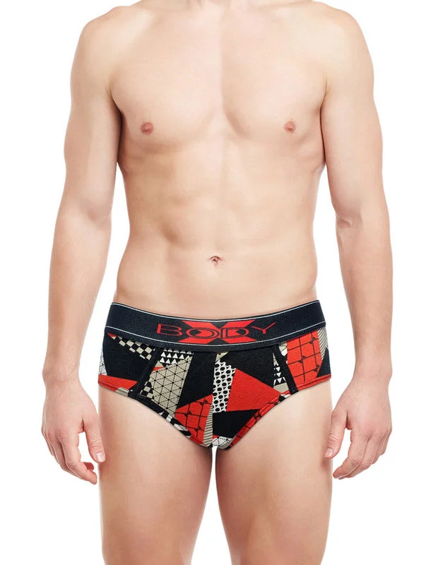 men's modal underwear-Body X Printed Briefs-BX01B-PRINT-16