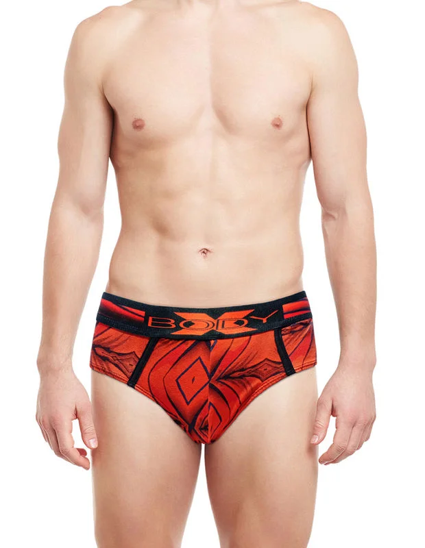 men's odor-resistant boxer briefs-Body X Printed Briefs-BX01B-PRINT-8