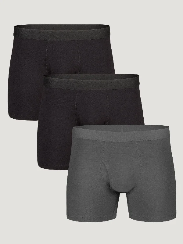 men's fitted briefs-Boxer Brief Basic 3-Pack