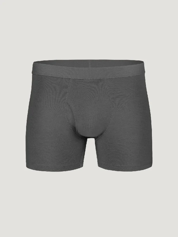 men's modal underwear-Graphite Boxer Briefs