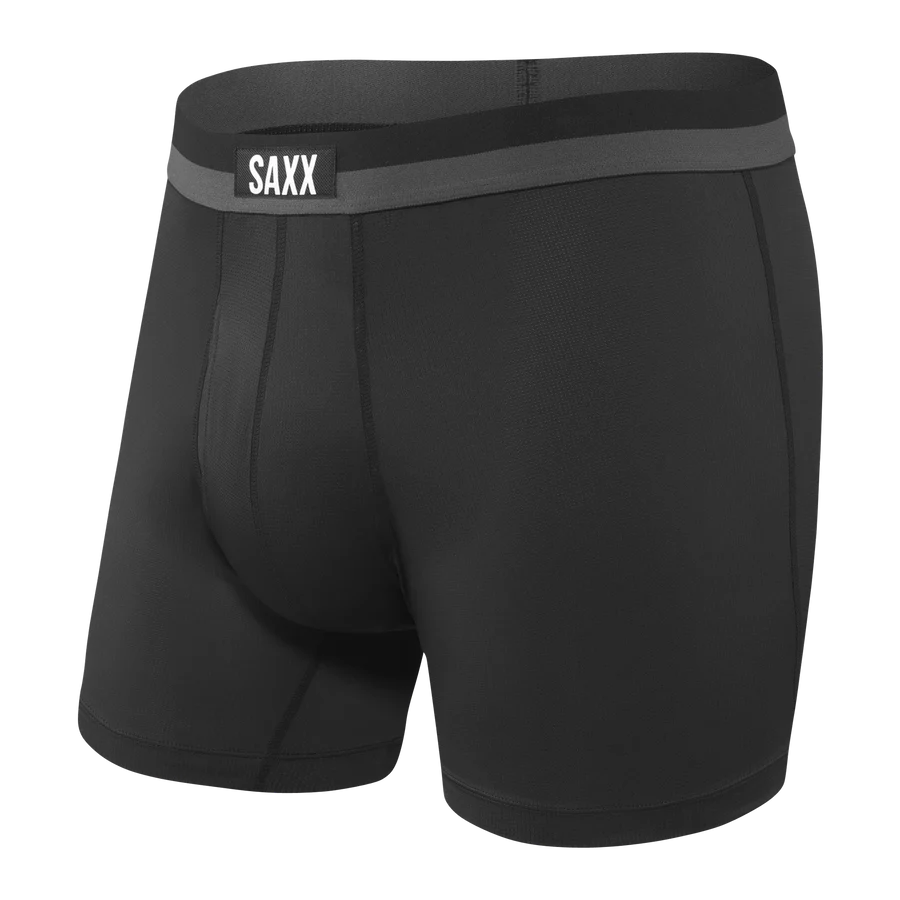 men's durable underwear-SAXX Sport Mesh Boxer Brief with Fly