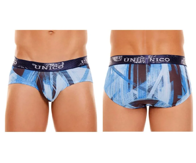 men's breathable boxer briefs-Unico 22100201123 Tintado Briefs Color 63-Printed